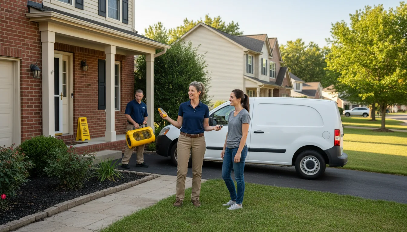 Residential water damage restoration in Pensacola, FL